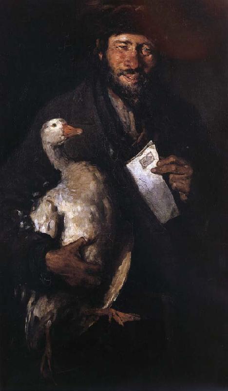 Nicolae Grigorescu Jew with a Goose France oil painting art
